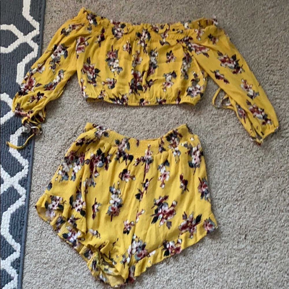 Floral two piece set